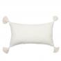 Logan & Mason Chelsea Ochre Multi Printed And Embellished Cotton Decorator Cushion 35x60 | Ochre Multi